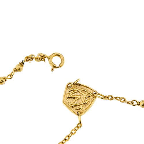 Collier Collier chapelet en or jaune 58 Facettes 37623