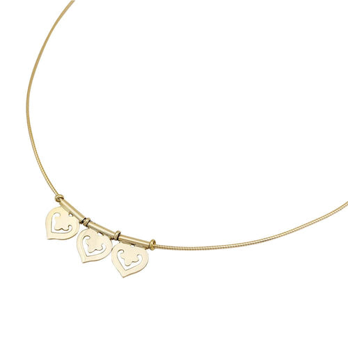 Collier Collier O.J.Perrin, "Coeur Légende", or jaune. 58 Facettes 33812