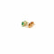 Boucles d'oreilles Puces d'oreilles or jaune 18k & Émeraude 58 Facettes F3BO-GS28840