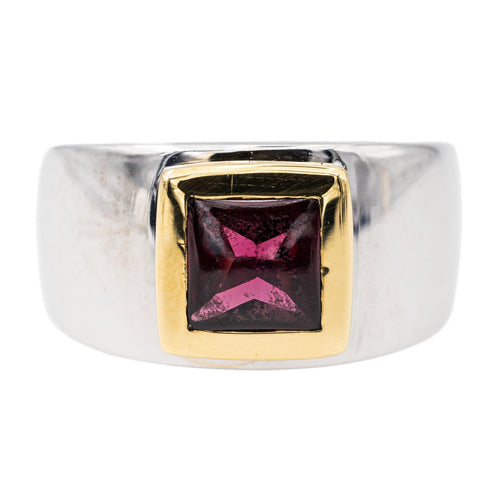 Bague 52 Bague Or blanc Grenat 58 Facettes 3007893RV
