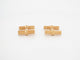 Boutons de manchette boutons de manchettes BOUCHERON en or 19 batonnets faisceaux 58 Facettes 260635