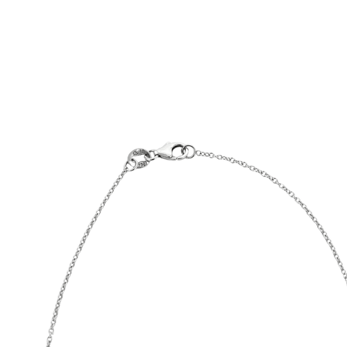 Collier COLLIER OR BLANC DIAMANTS & AIGUE MARINE. 58 Facettes BO/240006 RIV