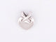 Pendentif pendentif CHAUMET coeur liens en or blanc 13 diamants 58 Facettes 264884