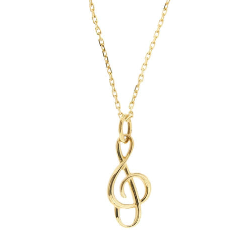 Collier Collier "clé de sol" Or jaune 58 Facettes 26895