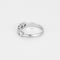 Bague 55 Alliance or blanc et diamants 58 Facettes ENG11286