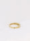 Bague 53.5 Demi-alliance vintage en or et diamants en serti clos 58 Facettes J153