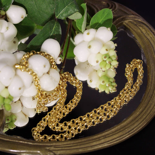 Collier Chaine or jaune maille jaseron d'occasion 58 Facettes 16-282