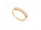 Bague 54 bague sertie de 9 diamants en or jaune 58 Facettes 260446