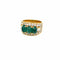 Bague BULGARi - Bague Trombino en or et diamants émeraude, années 1970 58 Facettes