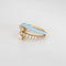 Bague Bague Melissa Kaye en or jaune 18 carats avec diamant 1 carat et émail, bijouterie fine 58 Facettes G14021