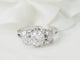 Bague 57 Bague solitaire en or blanc platine et diamant 1,20ct 58 Facettes 33557