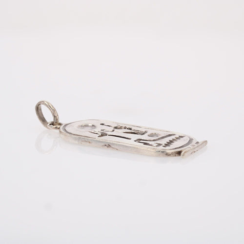 Pendentif Pendentif argent cartouche égyptien 58 Facettes 20-309B