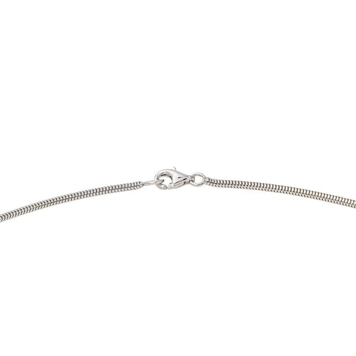 Collier Collier Maille serpentine Or blanc 58 Facettes 3332324CN