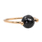Bague 54 Bague Or rose Onyx 58 Facettes 2883065CN
