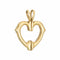 Pendentif CARTIER - Pendentif Cœur Vintage en Or Jaune 58 Facettes G14105