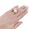 Bague 53 Bague Vhernier, "Pirouette", or rose. 58 Facettes 34112