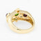 Bague 52.5 Bague diamant tourmaline rose verte 58 Facettes G4279