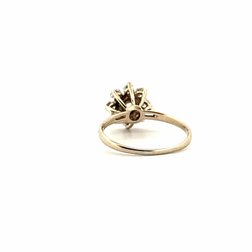 Bague 57 Bague Marguerite Or blanc & Diamants 58 Facettes 54-GS32189