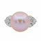 Bague 63 Bague Or blanc Perle 58 Facettes 3088472CN