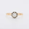 Bague 63 Solitaire Vintage Or Platine et Diamants 58 Facettes 305