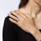 Bague 54 Bague Art Déco vintage en diamant 1 carat, taille 4,5, cocktail en grappe, bijou de succession raffiné 58 Facettes G13577
