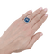 Bague 49 Bague or, topaze bleue, diamants. 58 Facettes 34031