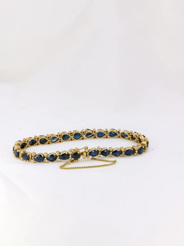 Bracelet Bracelet vintage saphirs diamants 58 Facettes J223