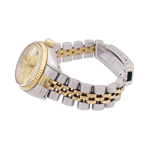 Montre Montre Rolex, "Oyster Perpetual Datejust", or jaune et acier. 58 Facettes 33840