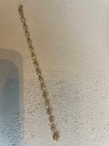 Bracelet Antique old mine diamond bracelet 58 Facettes