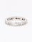 Bague 54 Alliance diamants baguette or blanc 58 Facettes 1163.13