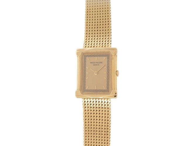 Montre vintage montre PATEK PHILIPPE les grecques quartz or jaune 58 Facettes 260325