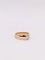 Bague 53.5 Bague jonc en or rose et diamant taille ancienne 0.5ct 58 Facettes J192