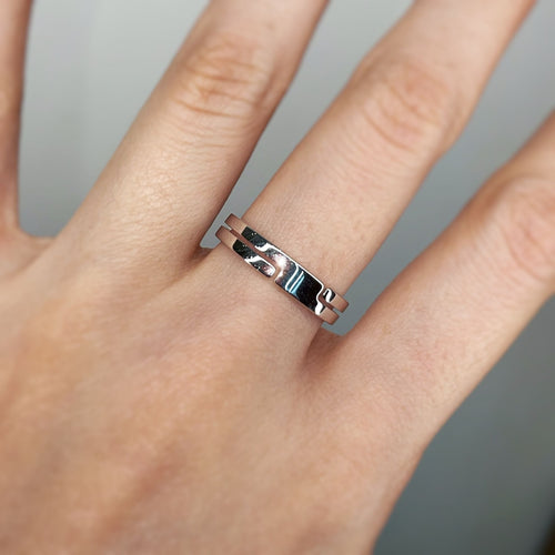 Bague 55 Bague "Seventies" - DINH VAN 58 Facettes 230051R