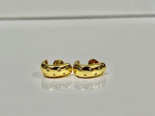 Boucles d'oreilles PAIRE DE CREOLES DIAMANTS 58 Facettes 38800123