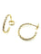 Boucles d'oreilles CARTIER. Collection "Trinity", créoles 3 ors torsadées 58 Facettes