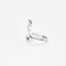 Bague 55 Bague en or blanc et diamants 58 Facettes 2561