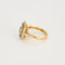 Bague 52 Bague style Art Déco or jaune, diamants, saphirs 58 Facettes