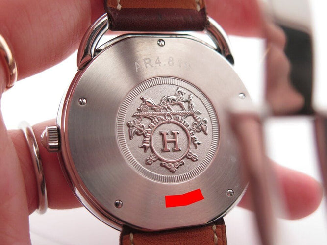 Montre montre HERMES arceau tgm ar4.810 41 mm acier palladie automatique 58 Facettes 268185