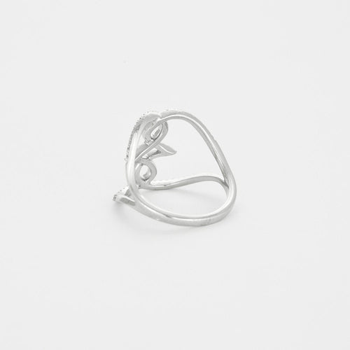 Bague 54 Bague or blanc diamants 58 Facettes 3131634