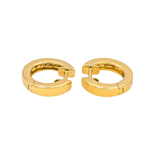 Boucles d'oreilles Boucles d'oreilles  Créoles  Or jaune Diamant 58 Facettes 4870192CN