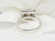 Bague Bague plateau en or blanc et diamants 58 Facettes 21067