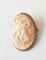Pendentif Broche / pendentif ancienne camée or jaune et blanc 58 Facettes