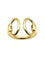 Bague 54-55 HERMES. Collection "Nausicaa", bague or jaune 18K 58 Facettes