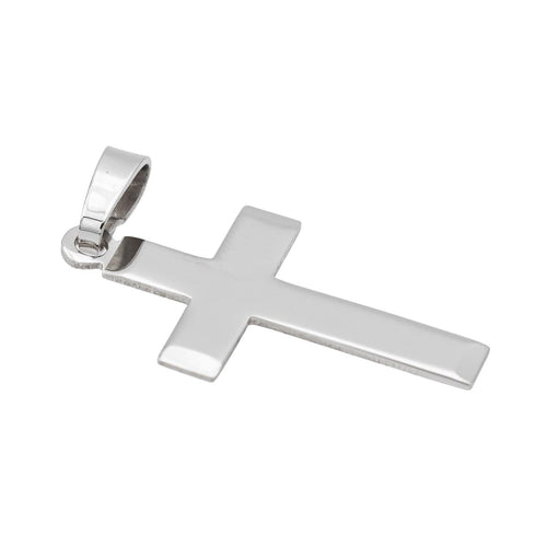 Pendentif Pendentif Croix Or blanc 58 Facettes 4007873CN