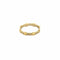 Bague 53 Anneau en or jaune et or gris 58 Facettes ASN0332
