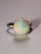 Bague 51 Bague en or blanc Opale et diamants 58 Facettes 585