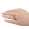 Bague 57 Bague or jaune saphirs & diamants 58 Facettes