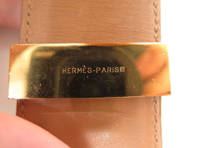 Collier bracelet HERMES collier de chien medor 17-20cm en cuir lezard vert 58 Facettes 268884