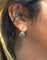 Boucles d'oreilles Boucles d’oreilles dormeuses or blanc saphirs 58 Facettes