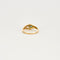 Bague 47.5 Bague or jaune moldavite quartz 58 Facettes LP687